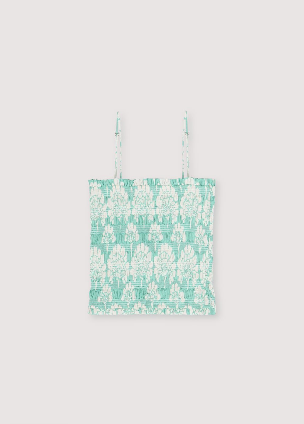 THE NEW SOCIETY Sofia top donna fiori cotone e lino