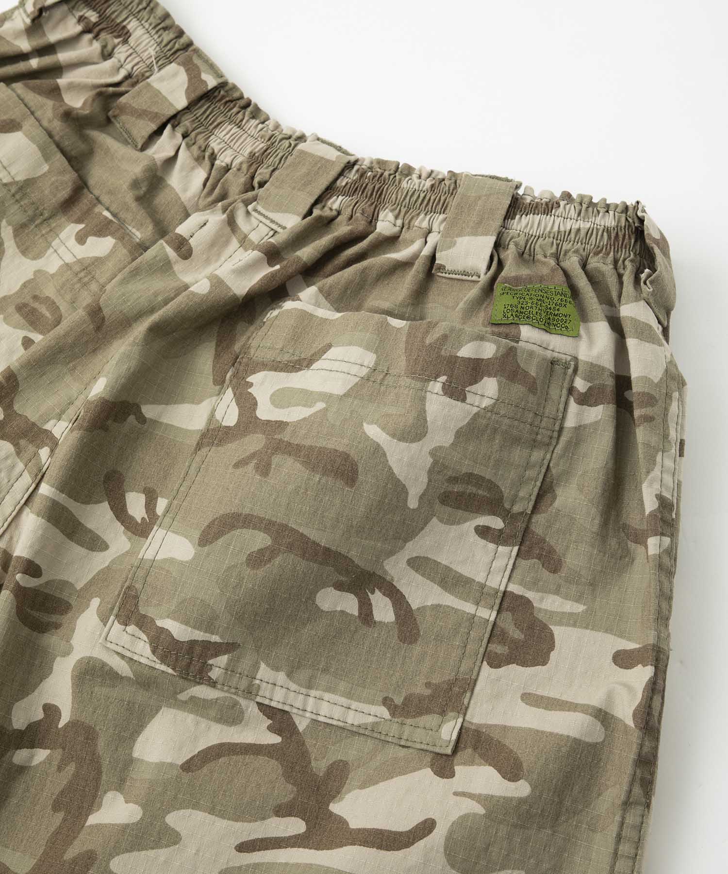 X-Large Military Bush Short shorts cotone verdi