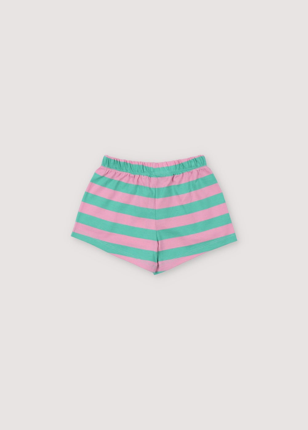 The New Society SmileyWorld short neonato righe Hibiscus cotone