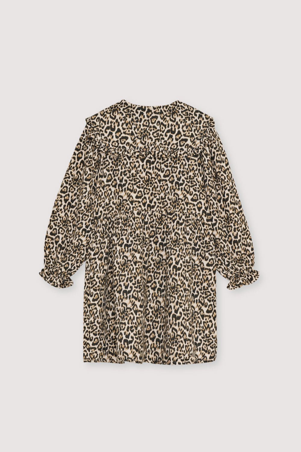 The New Society Nelia vestito bambina leopardato garza