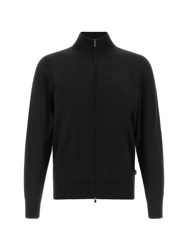 Boss 50566344 felpa nera uomo