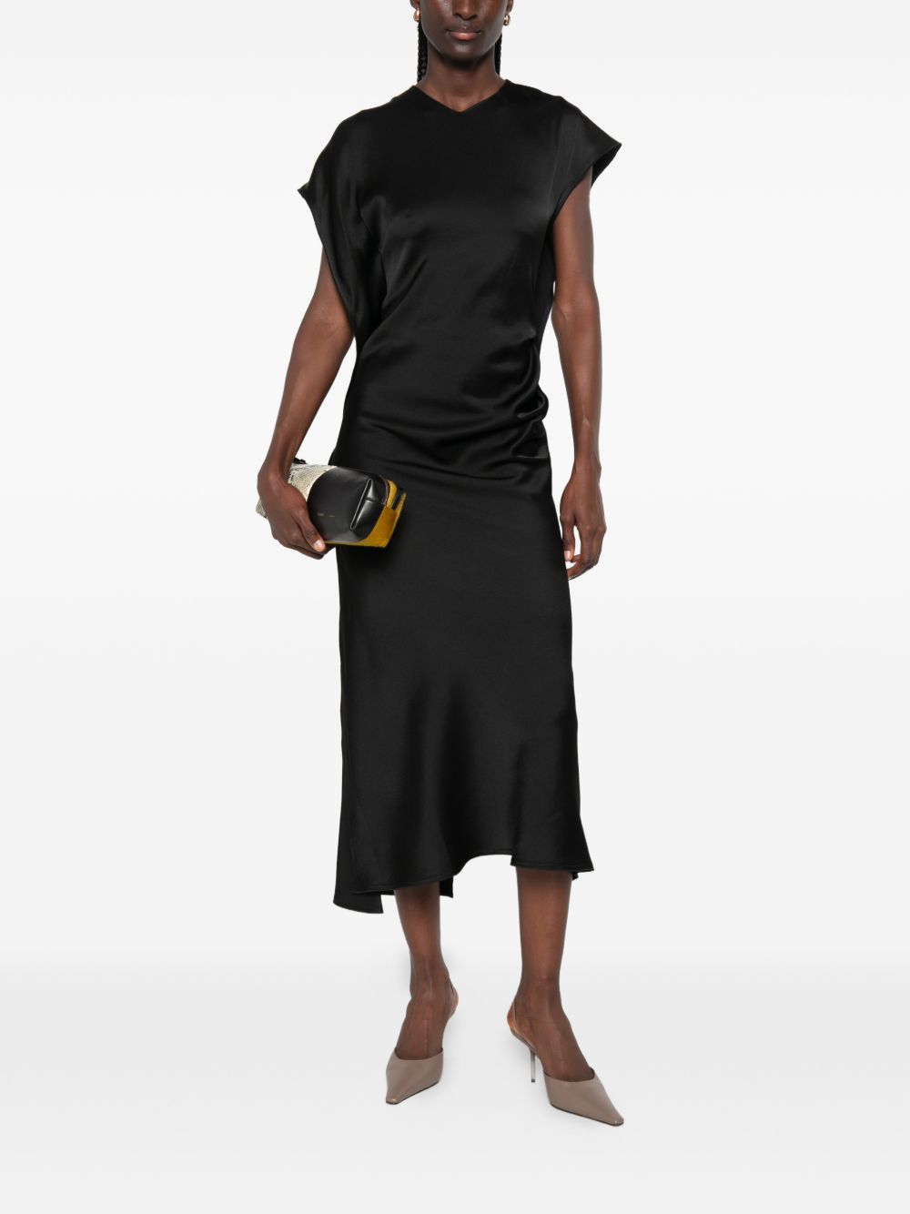 Victoria Beckham 1326WDR007380E Abito Midi Nero