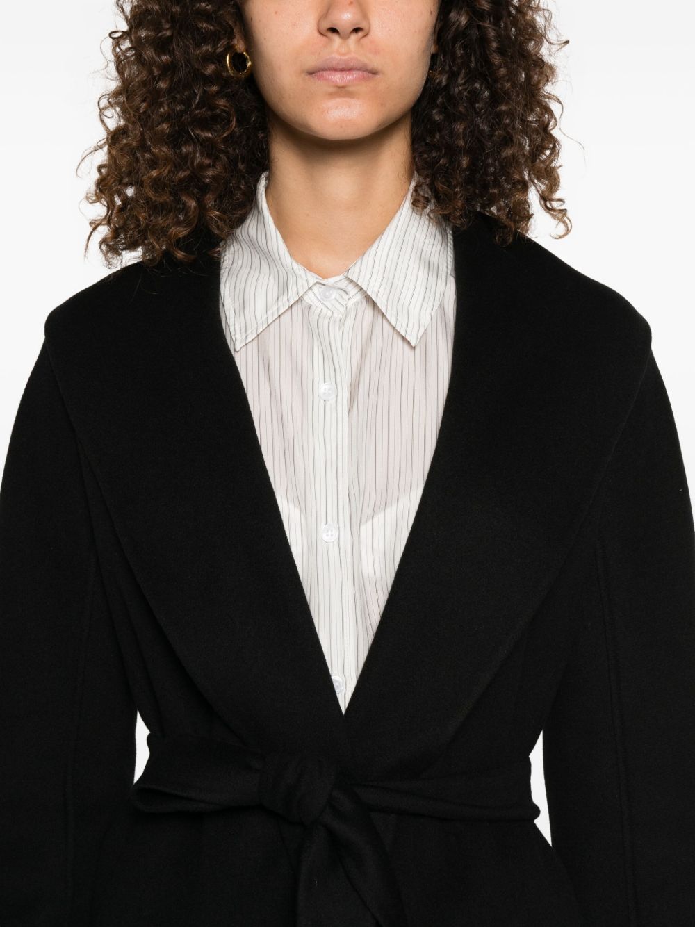 S Max Mara Messi 2529016061600 cappotto nero lana