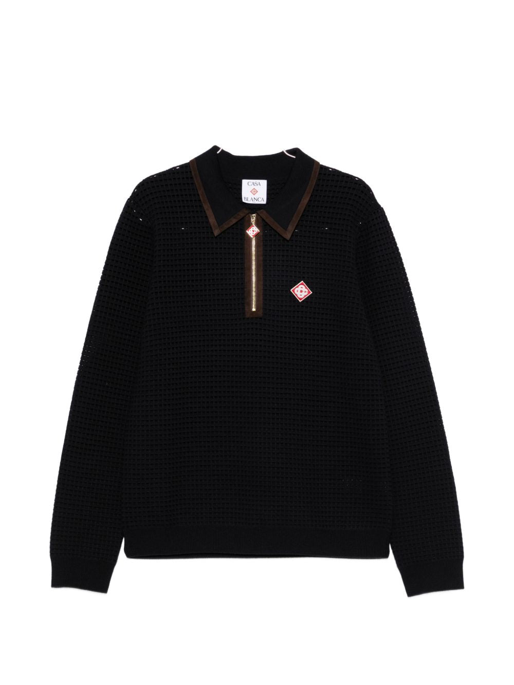Casablanca M-AW26-KW polo Navy blu uomo