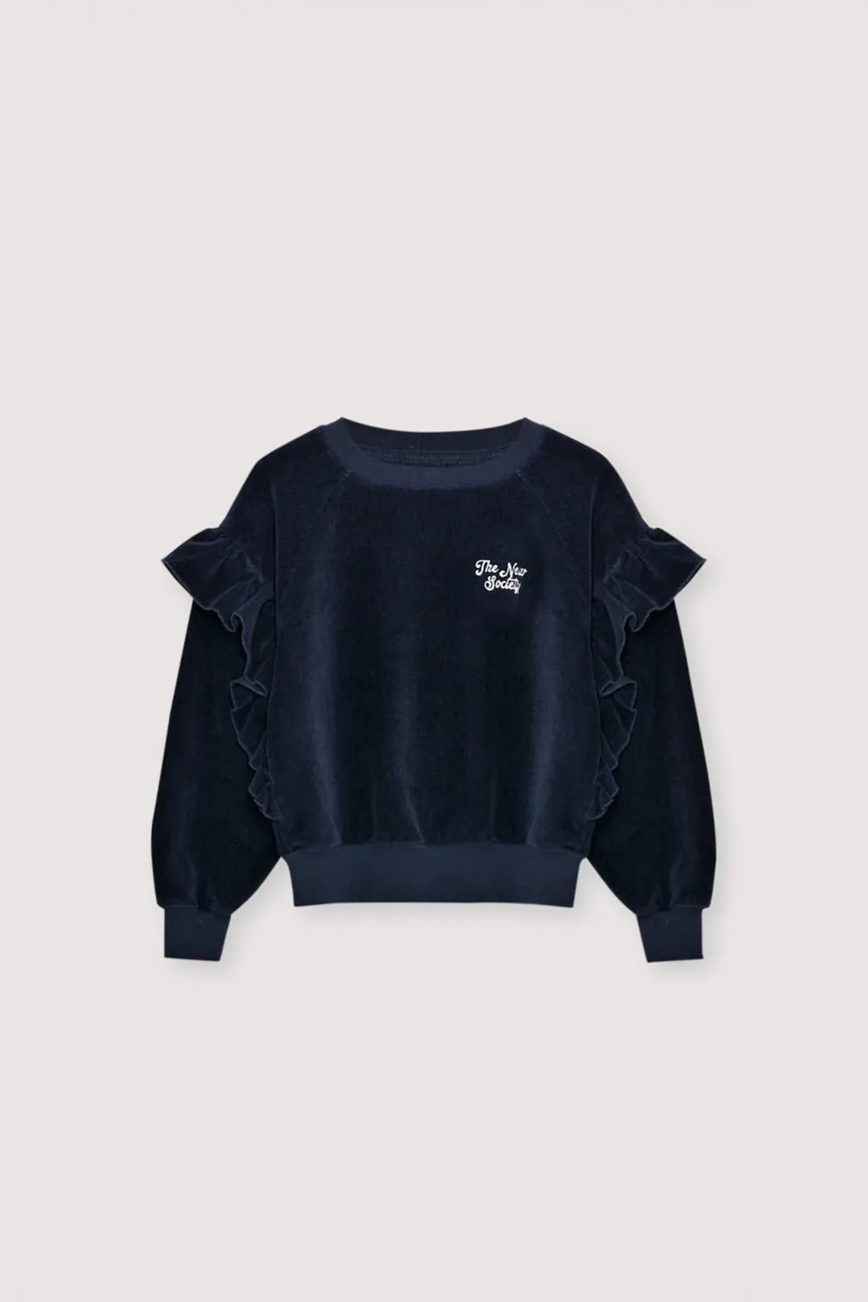The New Society Clau felpa blu 6 anni in cotone