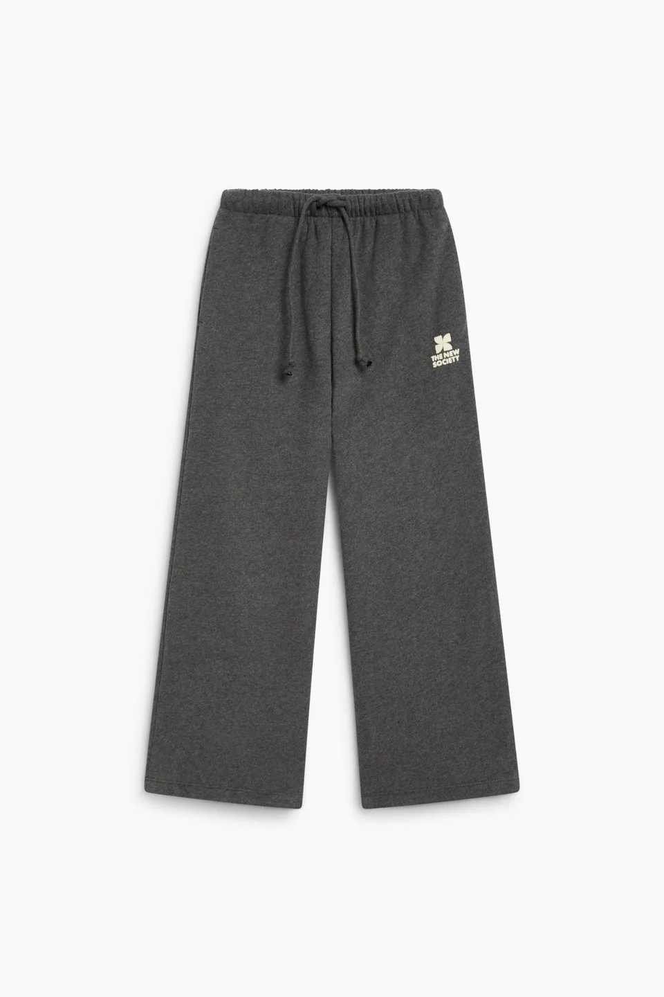 The New Society TNS Logo Jogging pantaloni tuta grigio 100% cotone