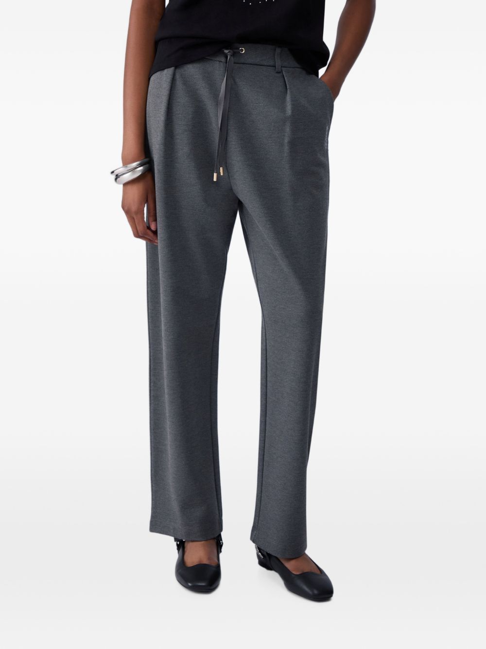 Liu Jo Sport TF6220J3970 pantaloni acciaio donna