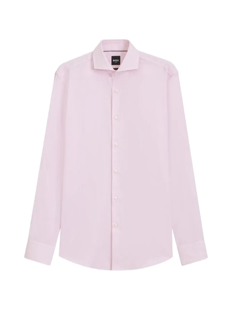 BOSS 50567316 camicia rosa chiaro collo grande