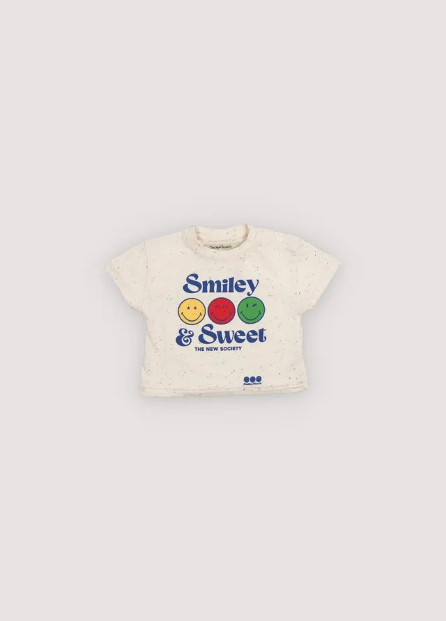 The New Society SmileyWorld t-shirt Multicolor cotone 6m