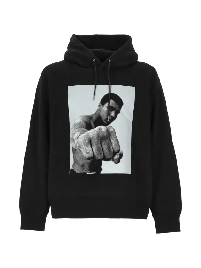 Sacai 26-01154S felpa nera da uomo