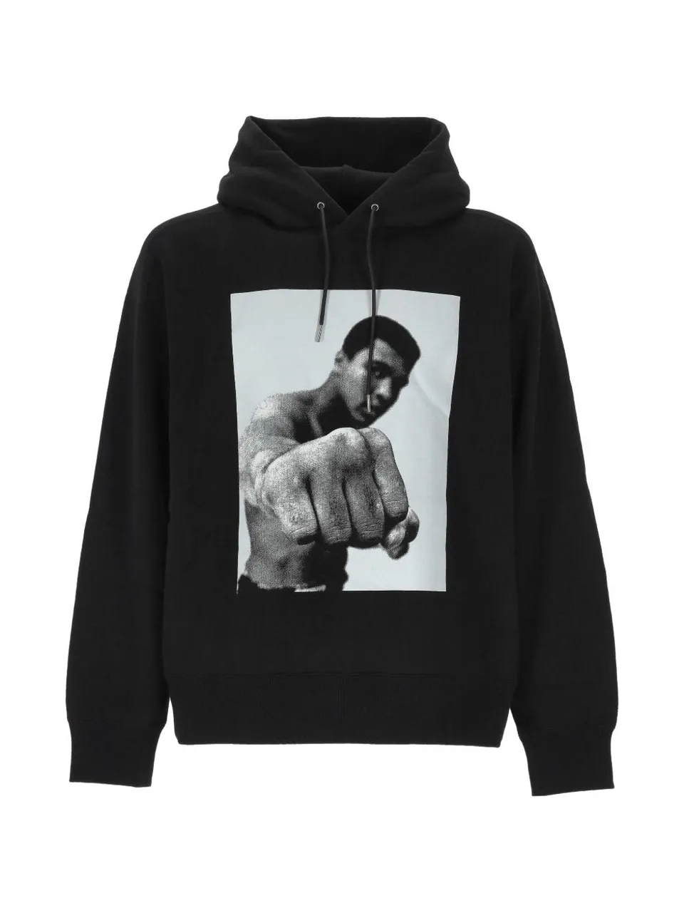 Sacai 26-01154S felpa nera da uomo