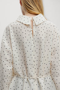 The New Society Polka camicia donna pois viscosa