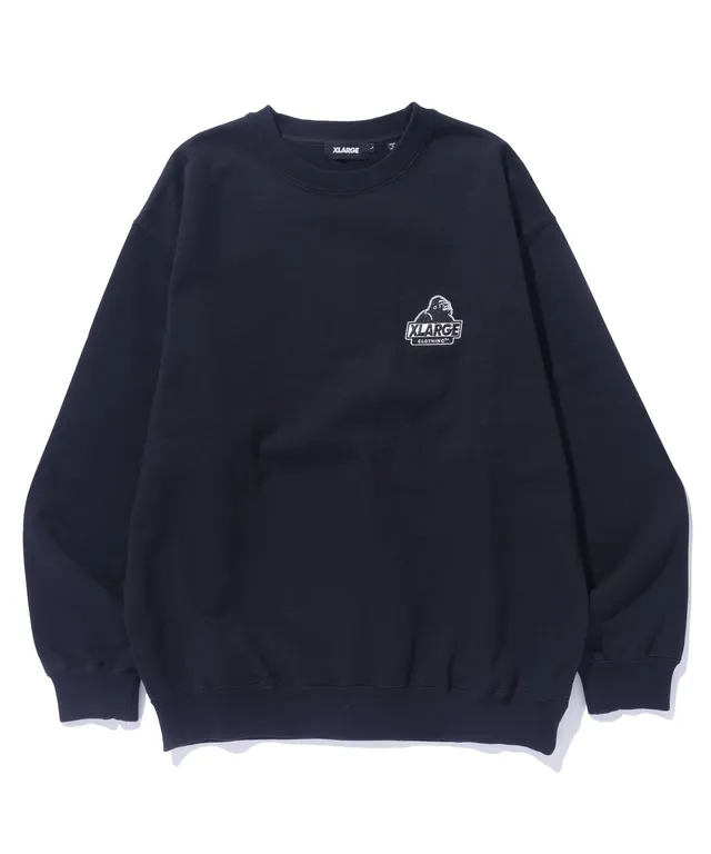 X-Large Slanted OG felpa girocollo nera