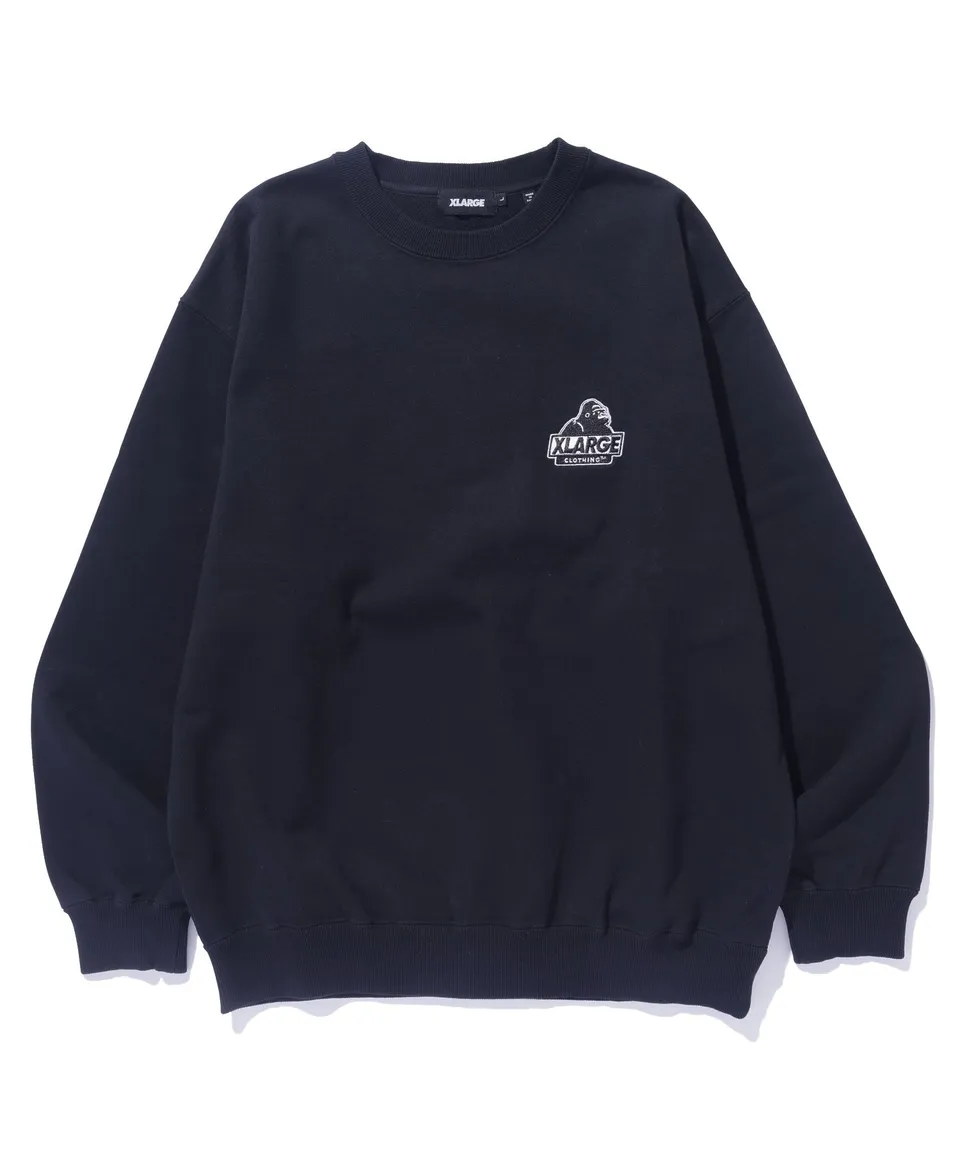 X-Large Slanted OG felpa girocollo nera
