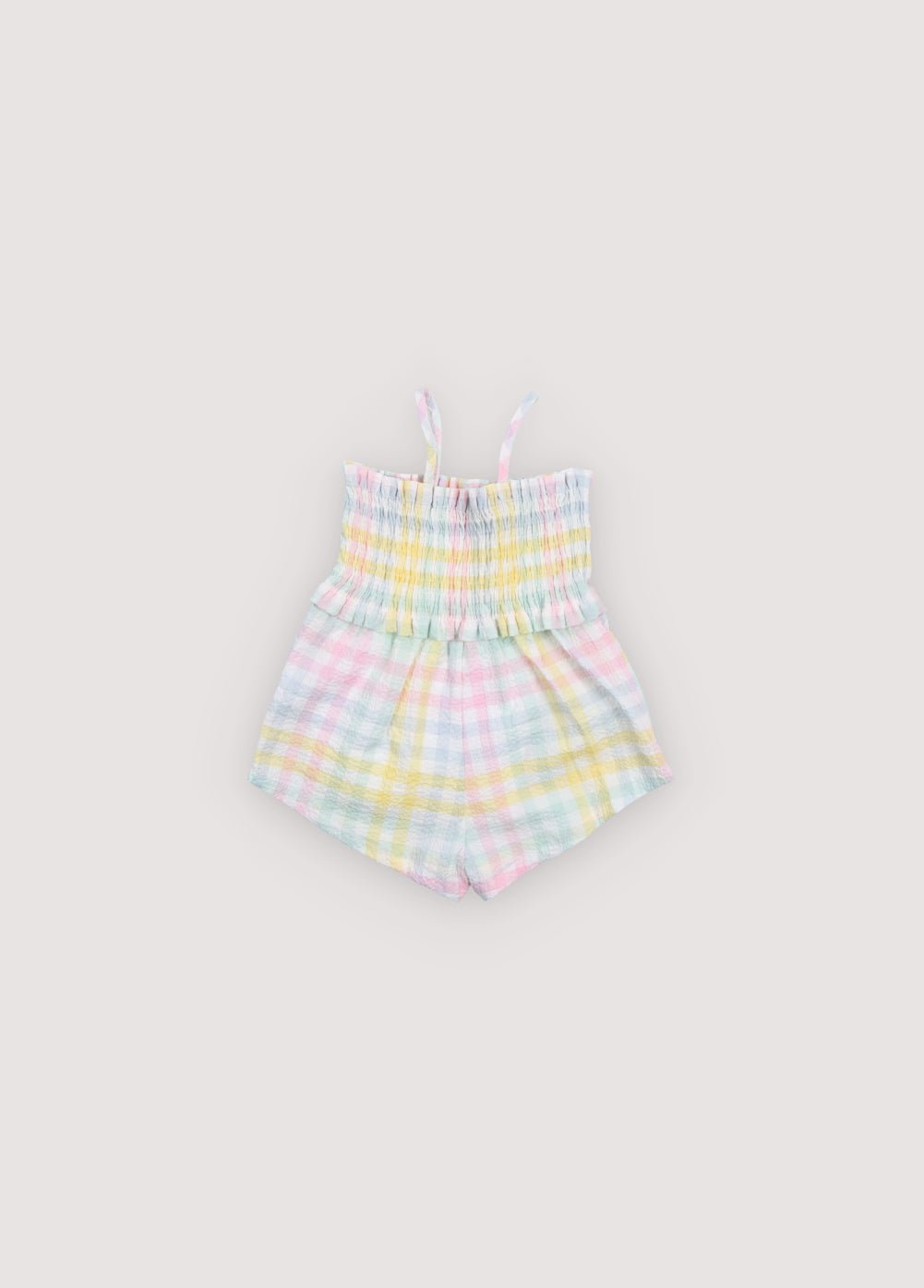 The New Society Mallow Baby Jumpsuit pagliaccetto 6 mesi a quadretti
