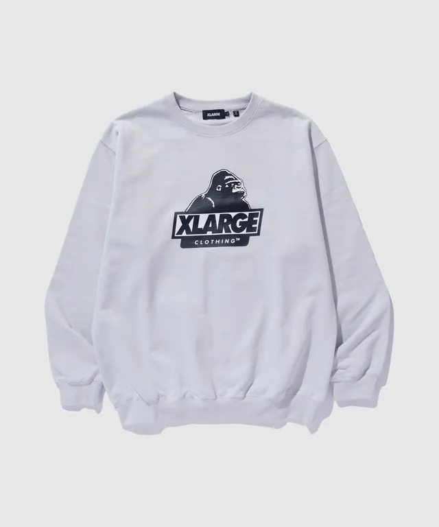 X-Large Slanted OG Crewneck felpa girocollo cotone