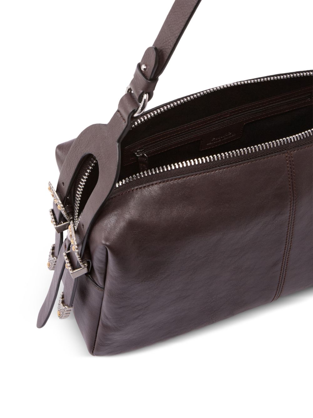 Pinko 106676 A2JGM12A borsa a mano marrone unica