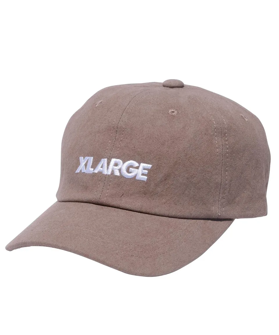 X-Large Washed Standard Logo cappellino 6 pannelli nero