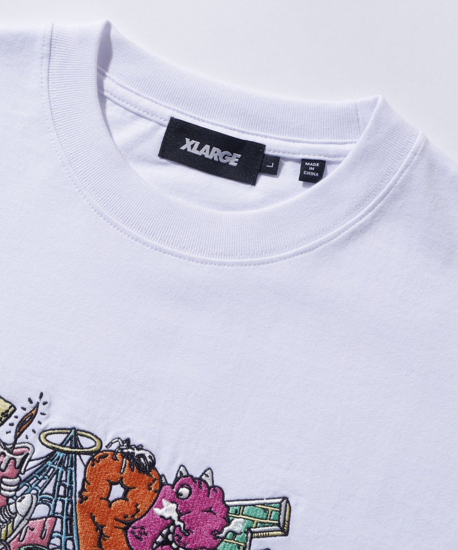 X-Large Hangout S/S Tee maglietta verde cotone
