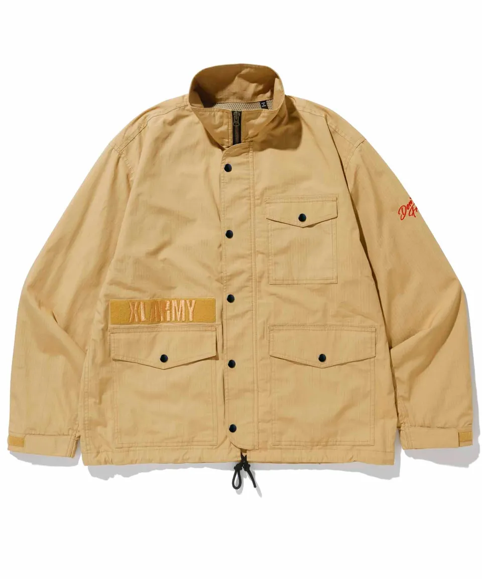 X-Large Military Ripstop giacca militare cotone