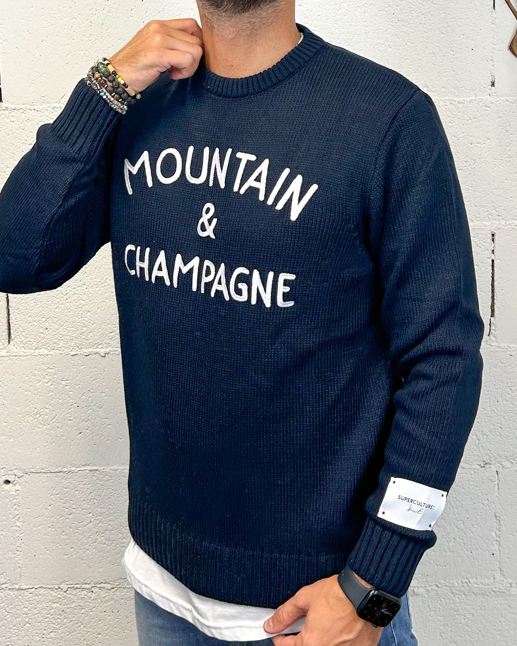 SUPERCULTURE Mountain & Campagne maglione vestibilita regolare