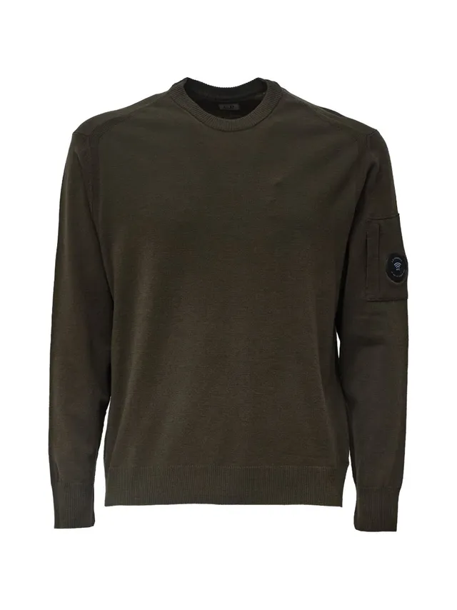 C.P. Company 21CMKN069A maglia uomo verde