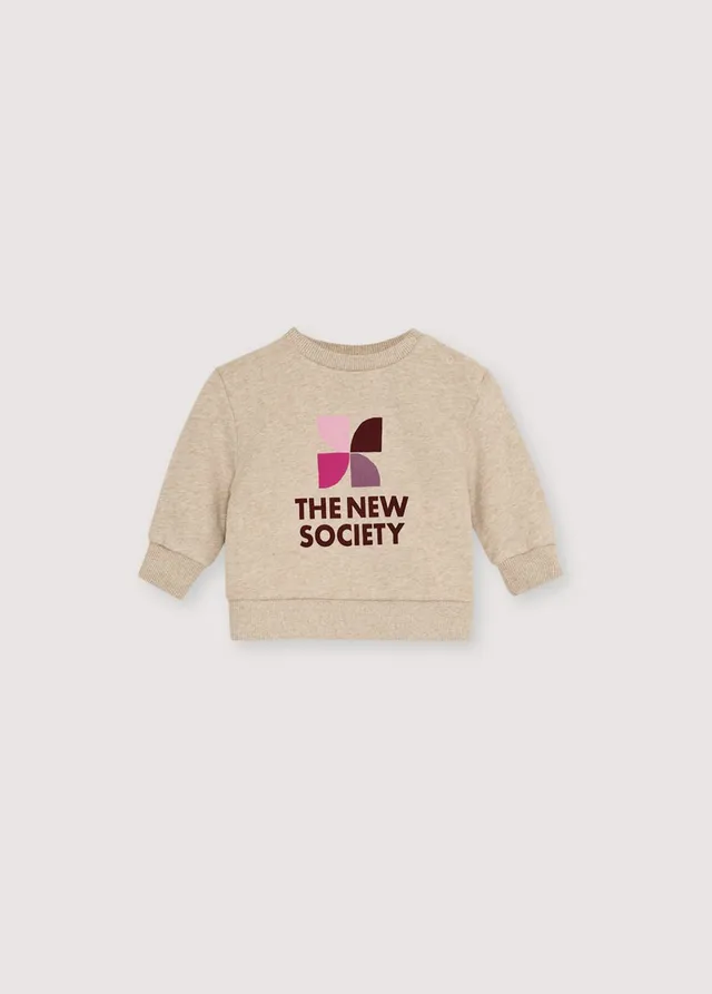 The New Society TNS Logo felpa neonato moonlight 6m