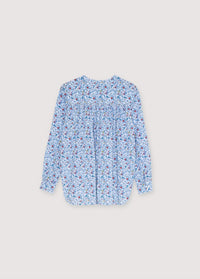 THE NEW SOCIETY Cloe Print camicia cotone maniche voluminose