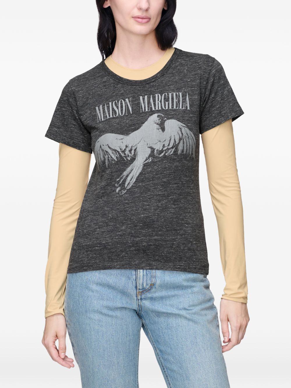 Maison Margiela S51GC0554 t-shirt donna bianca