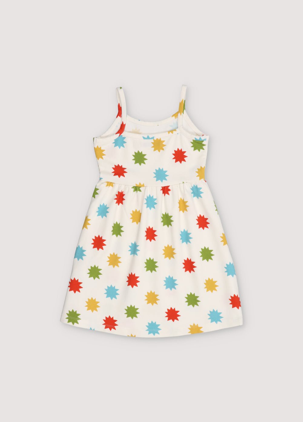 The New Society Anthea vestito jersey stelle bianco bimba