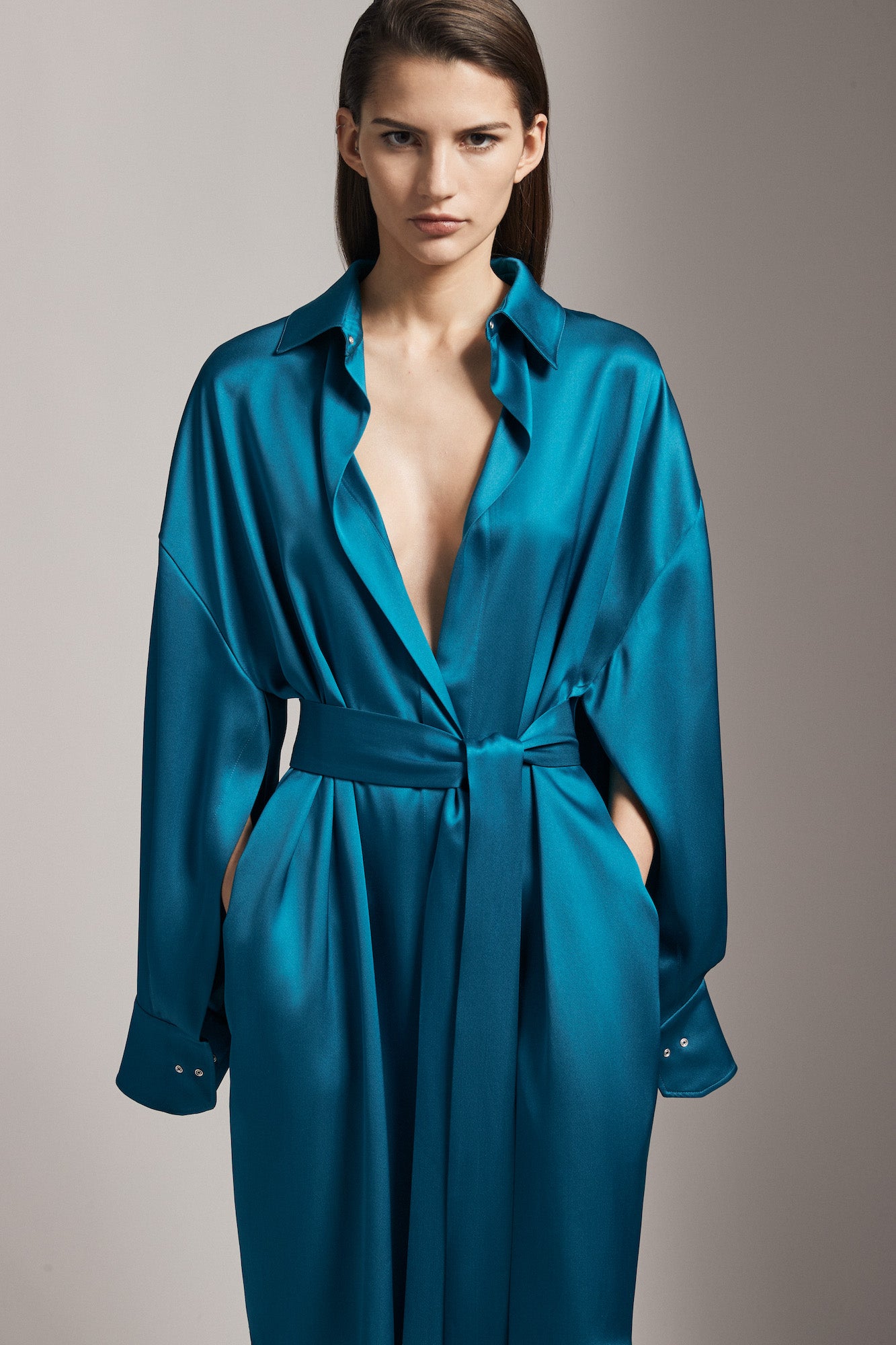 Sa Su Phi Francesca Reverse abito satin corto