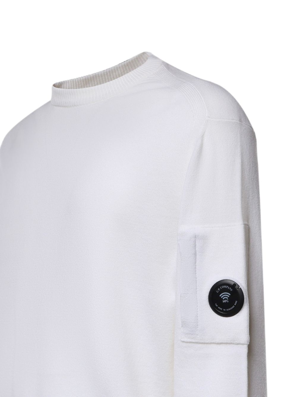 C.P. Company 21CMKN069A maglia uomo bianca
