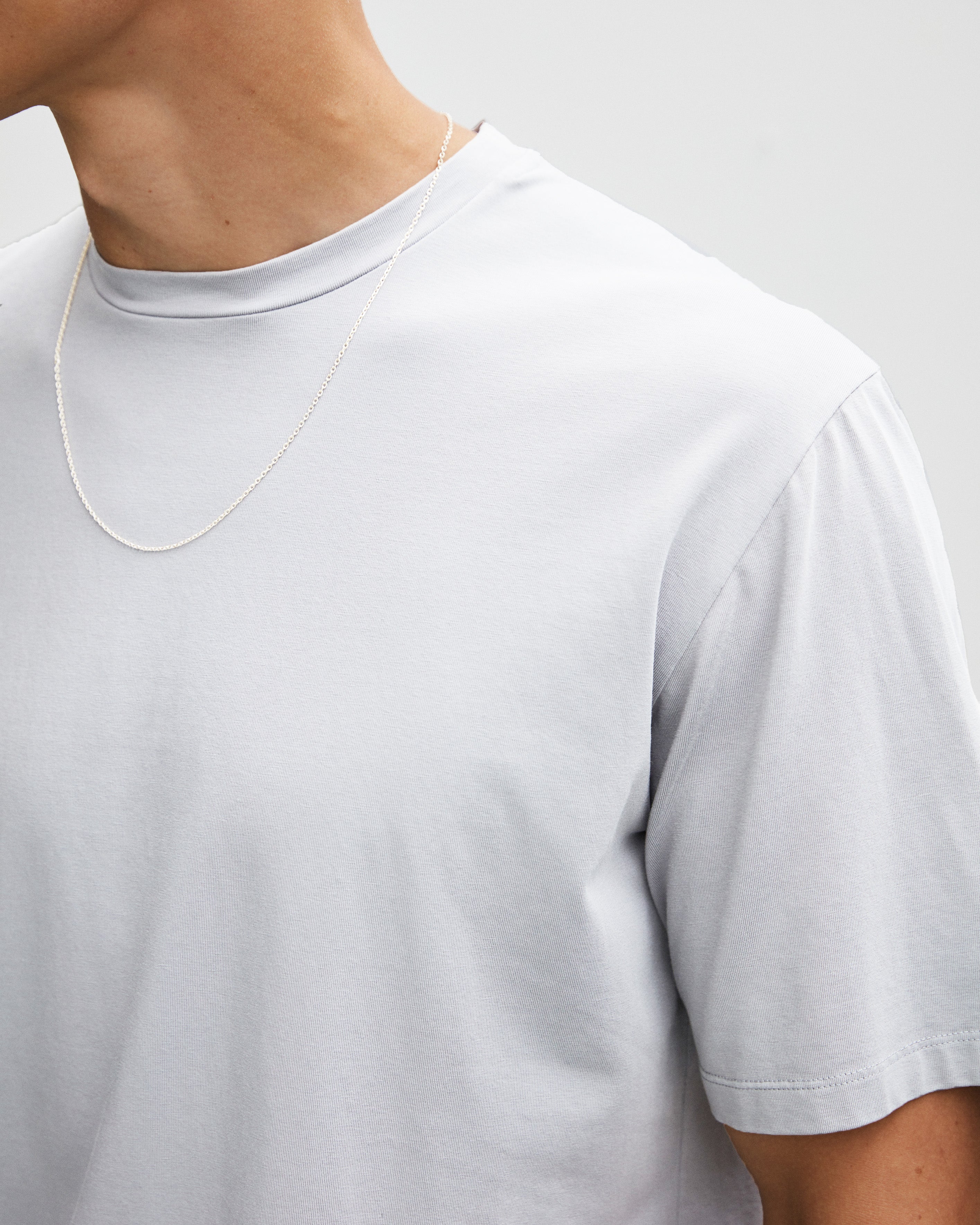 GOODPEOPLE Ted Soft Relaxed Fit Tee t-shirt bianca cotone