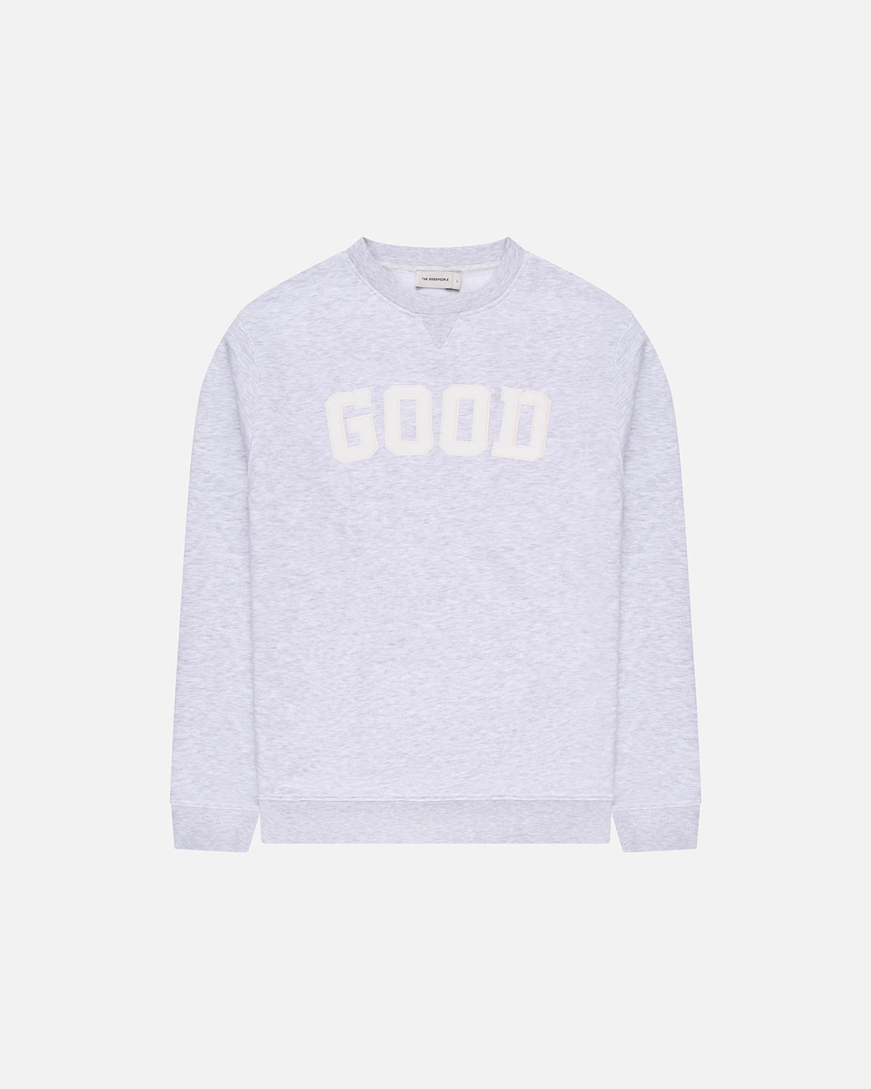 Goodpeople Leff Good Artwork maglione grigio chiaro