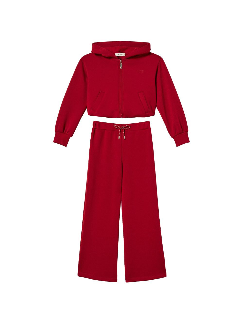 Twinset Girl 262GJ2130 tuta red ruby bambina