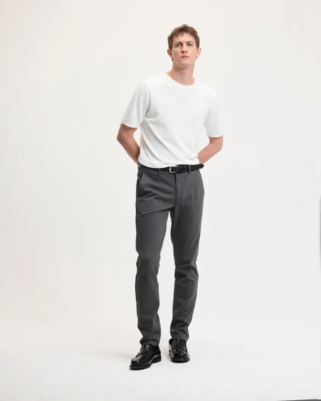 Goodpeople Bruno pantaloni verde scuro elasticizzati