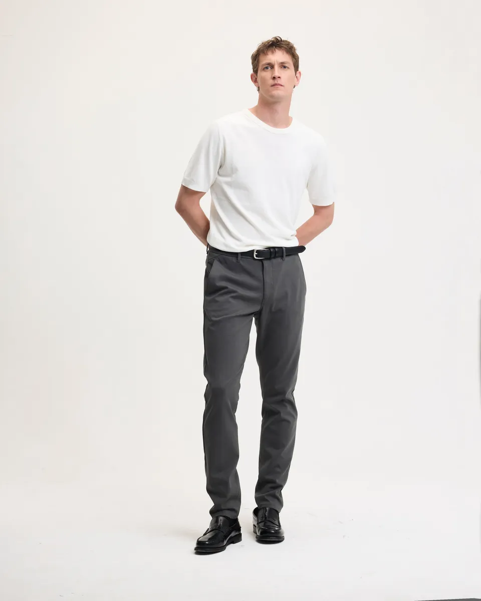 Goodpeople Bruno pantaloni verde scuro elasticizzati