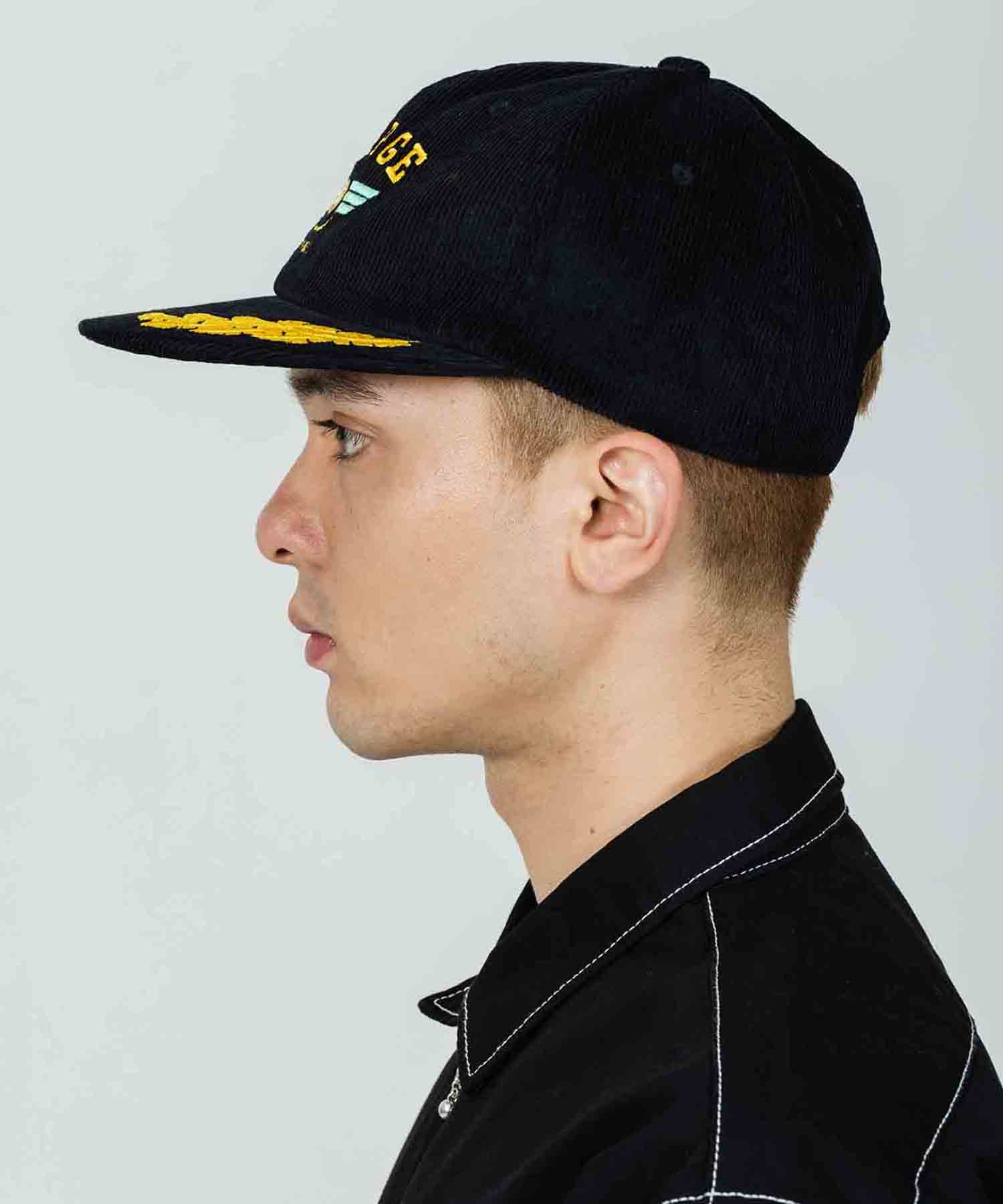 X-Large Pilot Logo Embroidery cappellino velluto