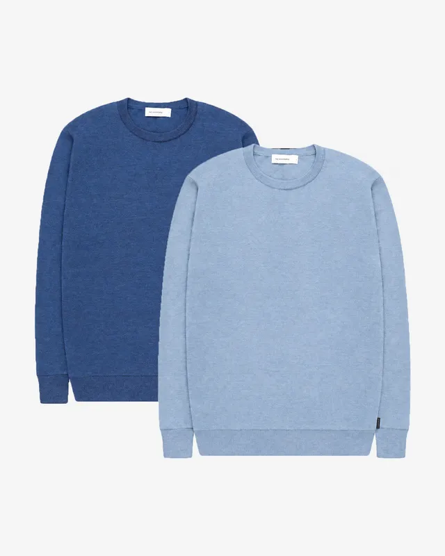 GOODPEOPLE Essential Merino maglione lana 2 pezzi