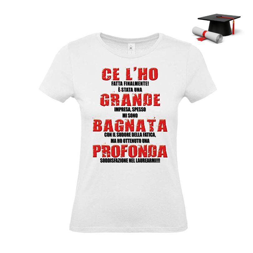 Mr. Gadgets Laurea t-shirt cotone manica corta