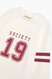 The New Society Gale maglietta bimbo Whisper White cotone