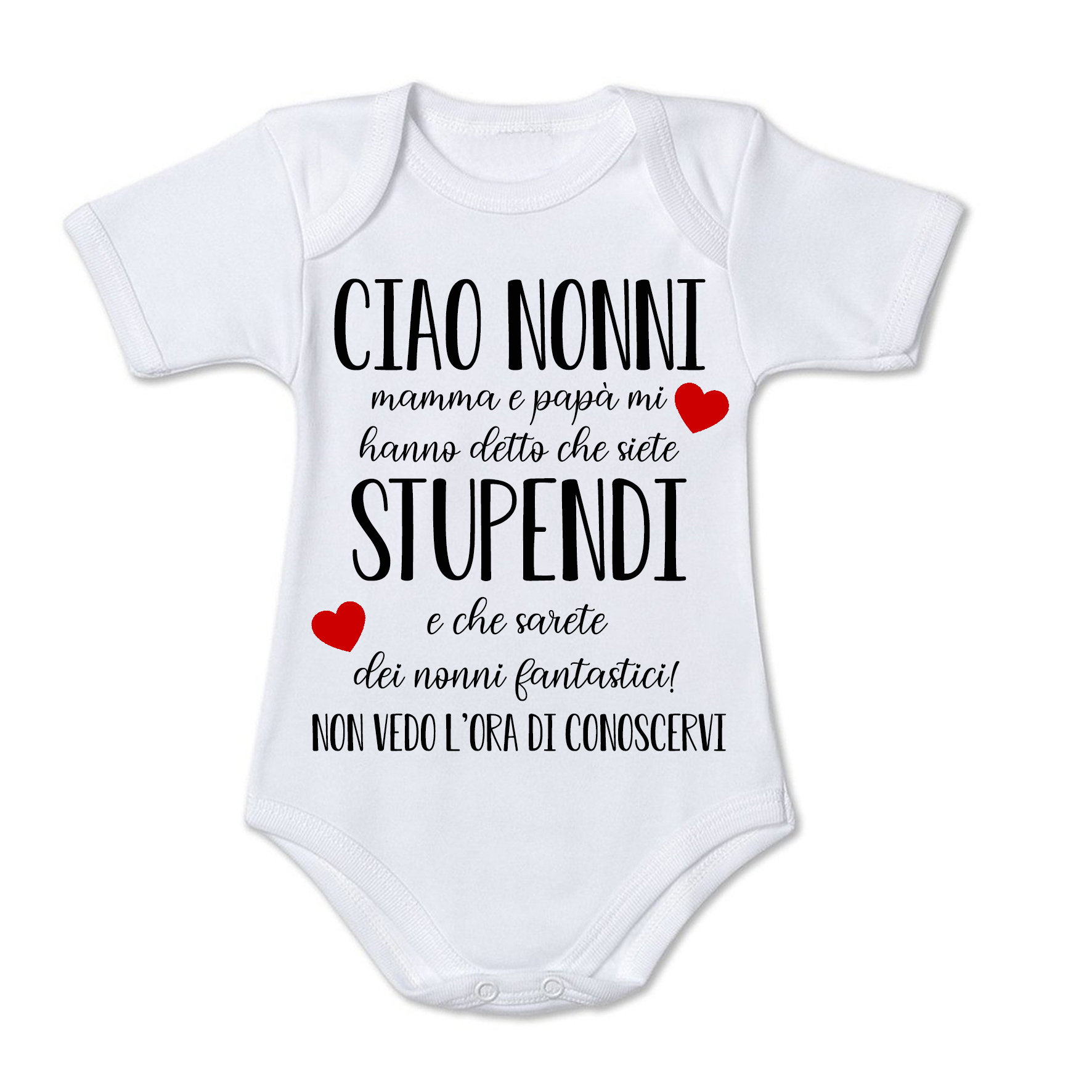 Mr. Gadgets Nonni body neonato cotone stampa sublimatica