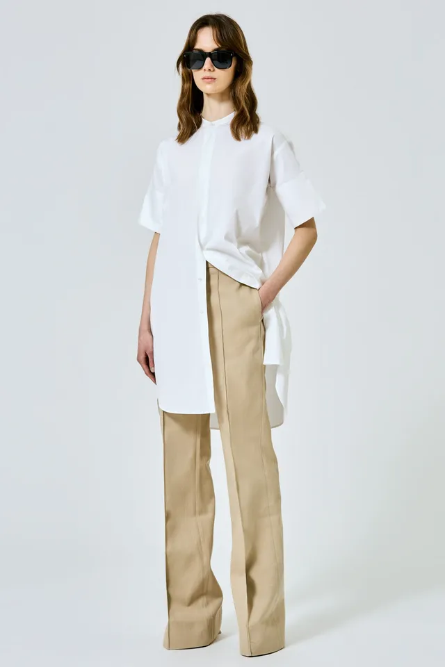 Sa Su Phi Daria abito camicia corto bianco cotone 38-44