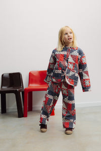 THE NEW SOCIETY Quill pantaloni bambina velluto cotone
