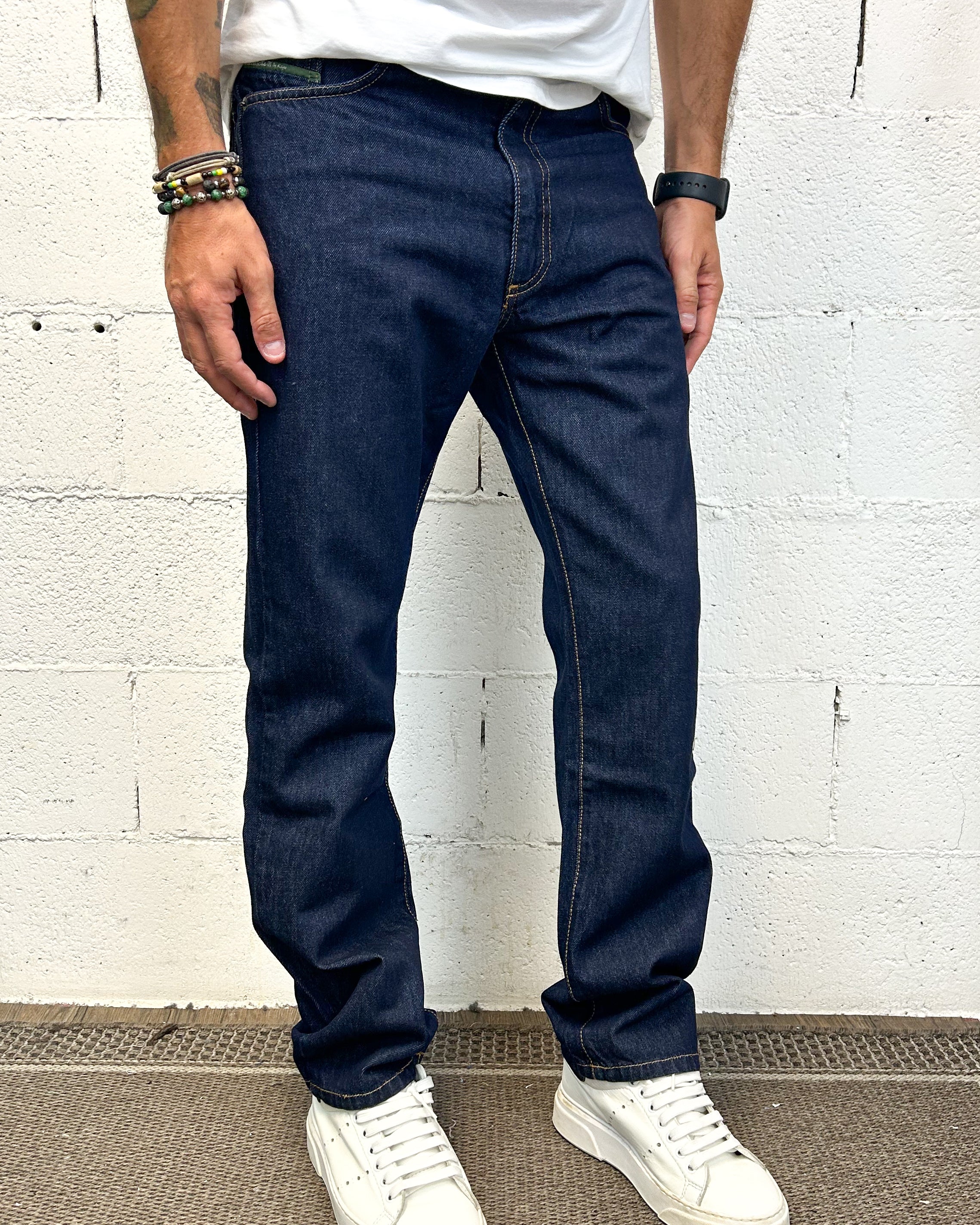 ONLYONE KLIXS 727 Mark Straight Jeans Uomo Lavaggio 0