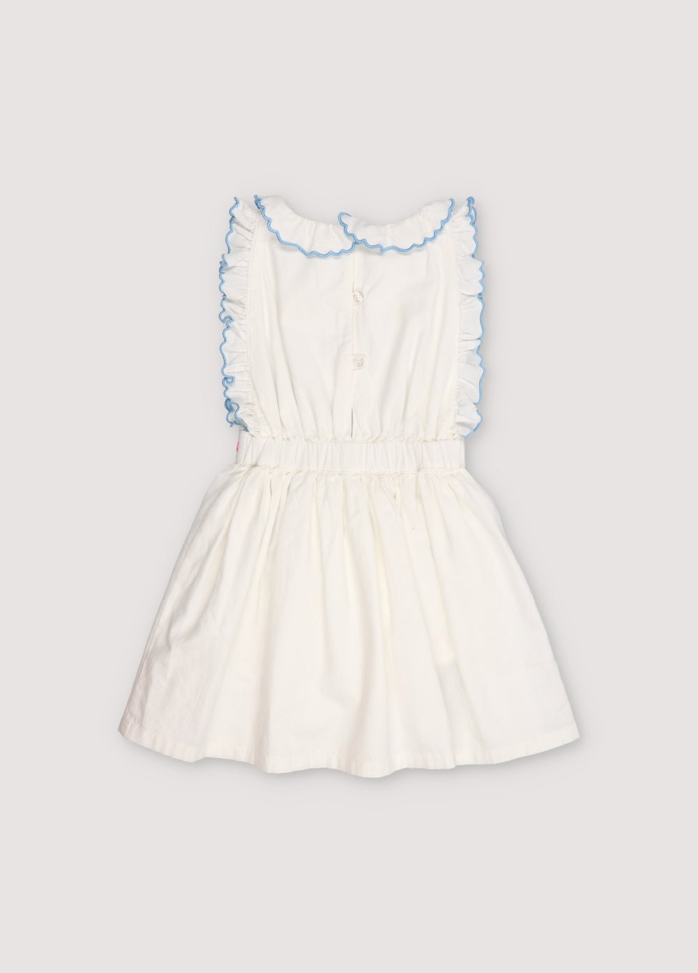 THE NEW SOCIETY Hermione vestito bianco ricamo cotone