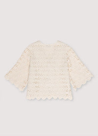 The New Society Narciso blusa crochet cocco cotone