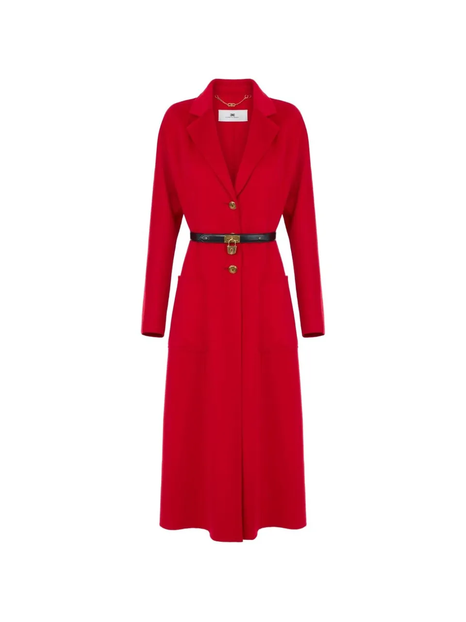 Elisabetta Franchi CP03D67E2 cappotto rosso