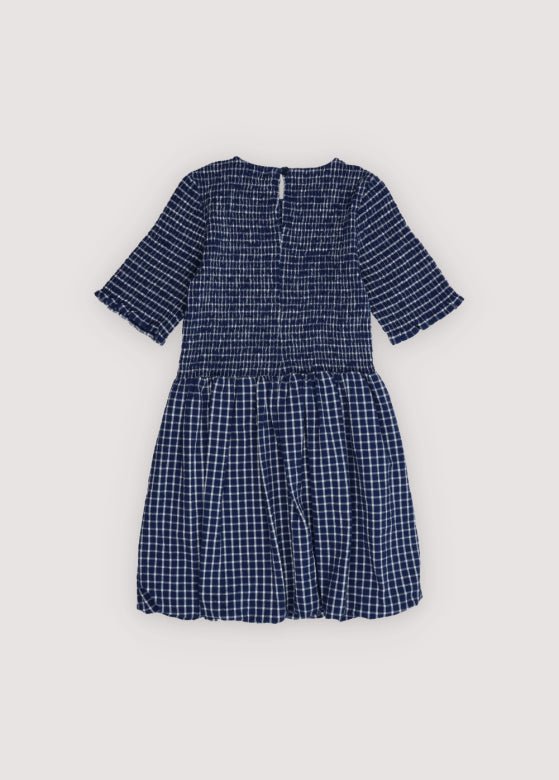 The New Society Jasmine abito Summer Midnight Checks cotone