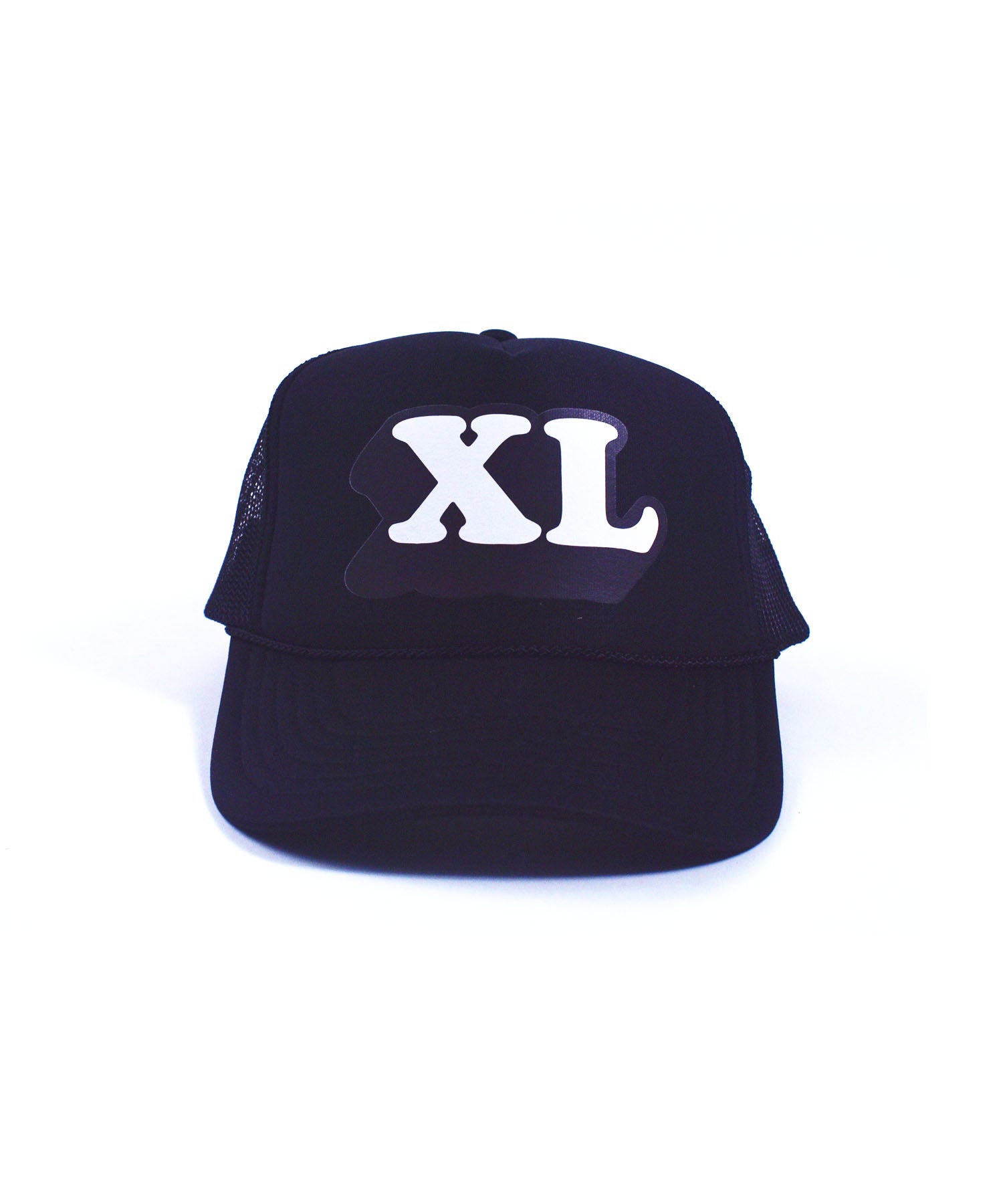 X-Large Bubble Logo cappello trucker nero